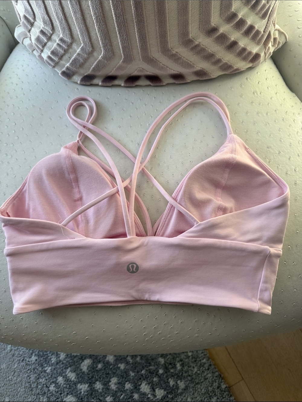lululemon athletica Light Pink Strappy Low-Impact Sports Bra